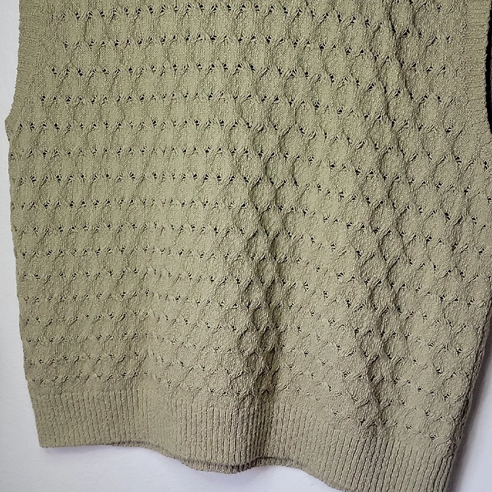 Free People Rosemary Textured Turtleneck Sweater - Olive Size M